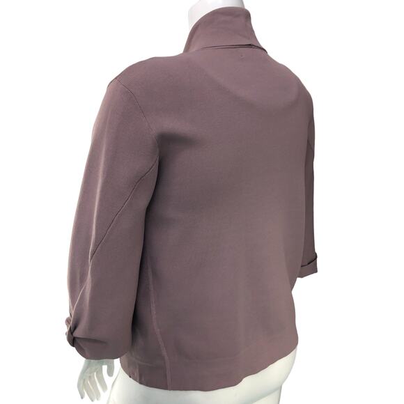 Donna Karan New York Womens Size L Open Front Cardigan Rib Knit - Picture 6 of 16